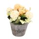 thumbnail image 3 of Vivid Flores Artificiales Nupciales Wedding Party Home Table Decor Redondo marrón DYNWAVEMX Flores artificiales, 3 of 6