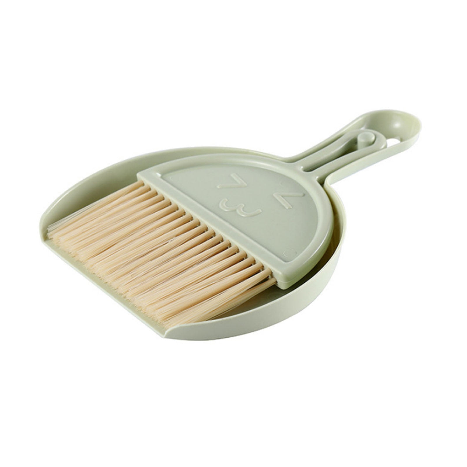 Small Dustpan and Brush Set, Hand Broom and Dustpan Set Portable Mini Dust Pan with Brush for Table Countertop Key Board Kitchen Cleaning
