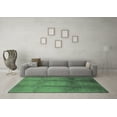 thumbnail image 3 of Ahgly Company Indoor Rectangle Oriental Green Industrial Area Rugs, 2' x 5', 3 of 4