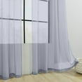 thumbnail image 3 of Chanana Translucent Curtains 72 Inches Long 1 Panel, Transparent Voile Sheer Curtain Double Rod Pocket Gauze Drapes for Living Room Bedroom Window Sliding Glass Door Treatment, W52 x L84, 3 of 7