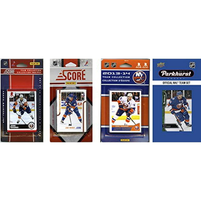 C&I Collectables ISLANDERS416TS NHL New York Islanders 4 Different Licensed Trading Card Team Sets