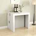 thumbnail image 4 of Modern Multifunctional Extendable Dining Table with Outlet, Space Saving Expanding Table with Storage for Party, Weddings, Meetings, Celebrations, 4 of 8