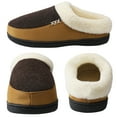 thumbnail image 2 of ​Harebell Men's Moccasin Slippers Memory Foam Slippers for Men Indoor Outdoor House Shoes, 2 of 5