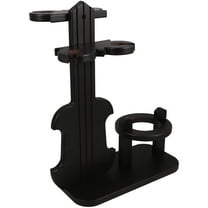 ETHZZLE Wine Racks Countertop Wine Bottle Holder Coffee Wood 1Set 16.1x11.8x5.9in