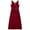 Burgundy, variant on MSemis Kids Girls Beads Bridesmaid Wedding Party Dress Burgundy 14