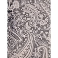 thumbnail image 5 of Audrey 3+1 Heavenly Paisley Print Open Front Cuff Sleeves Chiffon Long Kimono, 5 of 5