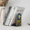 thumbnail image 4 of Sikiie Starry Sky Sunflower Bookends 1 Pair, Wood Bookends for Shelves, Book Ends for Shelves, Book Shelf Holder for Home Office, 4 of 7