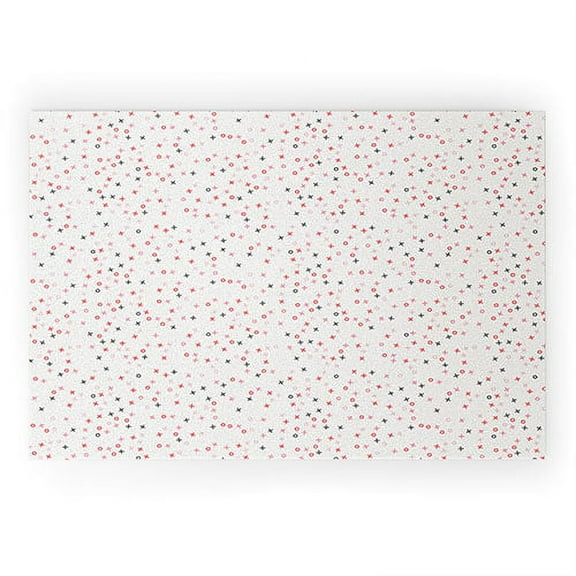 Society6 Little Arrow Design Co hugs and kisses XO Welcome Mat Large 24" x 36"