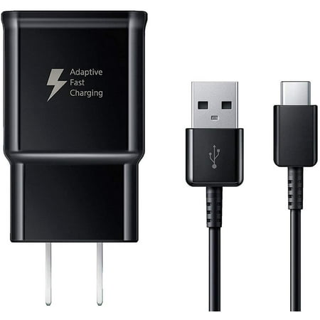 Lot de 3 – Chargeur rapide adaptatif OEM pour téléphones portables Samsung  Galaxy S7 Edge [chargeur mural + câble micro USB de 1,5 m] – Charge rapide  adaptative numérique véritable – Noir
