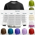 thumbnail image 3 of LNWUY Sweatshirts For Men Crewneck Fall Casual Long Sleeve Pullover Tops Lightweight Sweatshirt With Pocket Red S, 3 of 6