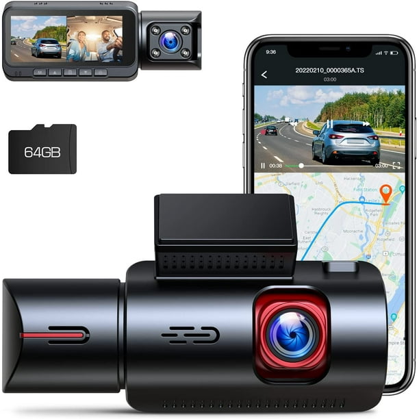 listen relaxed Neighborhood 4K Dual Dash Cam GPS WiFi Car Camera w/64GB Card, 2160P+1080P Front and Inside IR Night Vision Interior Dash Camera, Wireless Dashboard Camera w/Suction, Sticker Mount, Parking Mode for Taxi Driver - listen relaxed Neighborhood 4K Dual Dash Cam GPS WiFi Car Camera w/64GB Card, 2160P+1080P Front and Inside IR Night Vision Interior Dash Camera, Wireless Dashboard Camera w/Suction, Sticker Mount, Parking Mode for Taxi Driver -