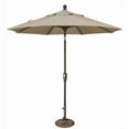 thumbnail image 1 of Simply Shade Parapluie Inclinable à Bouton Poussoir Octogone 90" en Bronze/Beige, 1 of 1