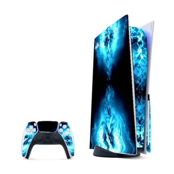 PlayStation 5 BLUE PLASMA Console Skin