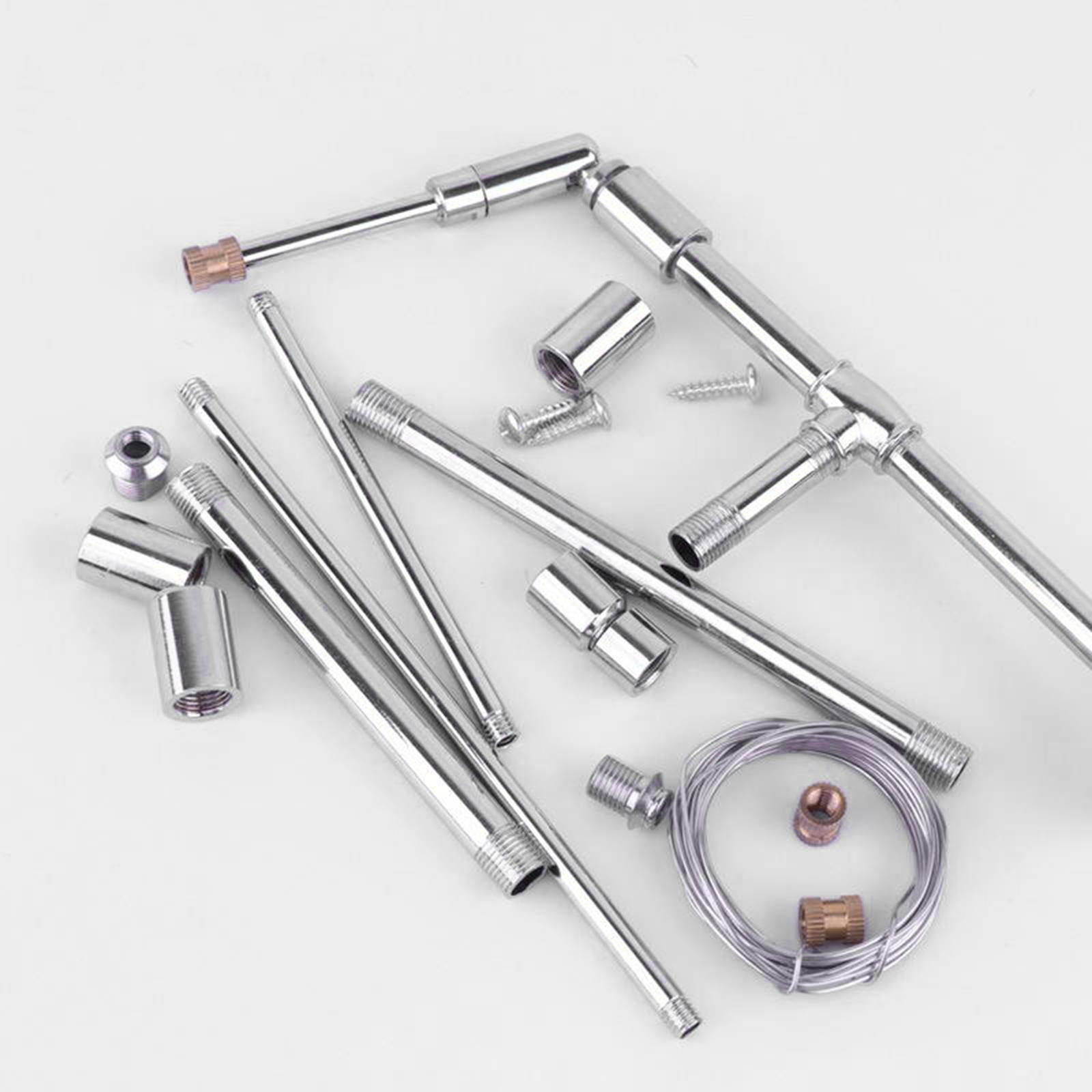Yunhgft 1 Set Metal Pipe with Base Holder/Support/Stand for DIY Pottery Clay Art Crafts