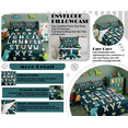 thumbnail image 5 of Manfei Alphabet Kids ABC Learning Twin Comforter Sets, Cartoon Dinosaur Bedding Set For Boys Girls,Jungle Dino Duvet 2 Pieces, 5 of 8