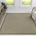 thumbnail image 3 of JONATHAN Y Maxine Easy Jute Contemporary Border Boho Fine Rib Weave Beige 3 ft. x 5 ft. Indoor/Outdoor Area Rug, 3 of 7