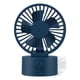 thumbnail image 3 of Ventilador de escritorio pequeño Inteprter recargable por USB azul oscuro, 3 of 6