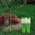 thumbnail image 3 of 4ct Heavy Duty Green All Purpose Utility Peg Stakes 12", 3 of 3