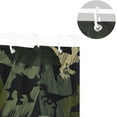thumbnail image 5 of Camo Dinosaur Shower Curtain for Bathroom Modern Bathroom Decor Waterproof Washable Fabric Shower Curtains with 12 Hooks for Hotel Bathroom Bathtubs 60x72 Inch, 5 of 6