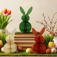 thumbnail image 3 of 3Pcs Easter Decorations, 3PCS Easter Bunny Honeycomb Colorful Easter Centerpiece Table Decorations for Easter, Egg Hunt, Birthday, Bunny Themed Party, Spring Garden Party, 3 of 7