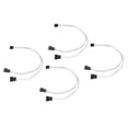 thumbnail image 2 of 4pcs PWM Fan Extension Cable 4 Pin Silver Coated Copper Wire PC Fan Extension Cable for PC Cooling Fan 1 to 2 Splitter, 2 of 14