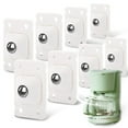 thumbnail image 2 of Keepw 8PCS Rotation Sticky Mini Caster Wheels Built-in Stainless Steel Ball Wheels for Kids Toy Art Craft Works and More, 2 of 9
