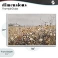 thumbnail image 4 of Stupell Industries Traditional Quaint Cottage Meadow White Framed Giclee Art, 18 x 12, by Jacky Ngan, 4 of 8