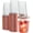 Rose Gold, variant on PLASTICPRO 10 Oz Gold Rimmed Disposable Cups Plastic Tumblers Party Cups, 50-Pack