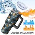 thumbnail image 5 of Halloween Spooky Icons Pattern Tumbler with Handle and Lid,40oz Double Wall Vacuum Insulated Tumbler,Cups Gift for Women and Men, 5 of 7