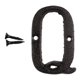 thumbnail image 1 of ¡Oferta especial de TEVEQ! Números de casa colgantes, decoraciones de hierro forjado, letras de metal de hierro fundido., 1 of 3