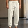 thumbnail image 4 of VEXRO Jogger Pants for Men Casual Loose Fit Elastic Waisted Drawstring with Pockets Soft Fleece Sweatpants, 4 of 8
