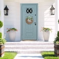 thumbnail image 2 of Moocorvic Wooden Easter Welcome Door Sign Hanging Decoration,Rabbit Wreath for Spring Wall Farmhouse Home Indoor Decor, 2 of 5