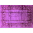 thumbnail image 1 of Ahgly Company Indoor Rectangle Oriental Purple Industrial Area Rugs, 6' x 9', 1 of 4