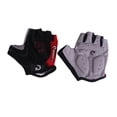thumbnail image 3 of Bicicleta Moda ciclismo motocicleta deporte gel Ndcxsfigh medio dedo guantes rojo tamaño M, 3 of 6