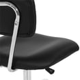 thumbnail image 2 of Scranton & Co Task Office Chair in Black Vinyl with Chrome Base, 2 of 14