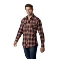 thumbnail image 2 of Camisa Vaquera Moderna Wrangler Manga larga Hombre 617 cafe CH, 2 of 5