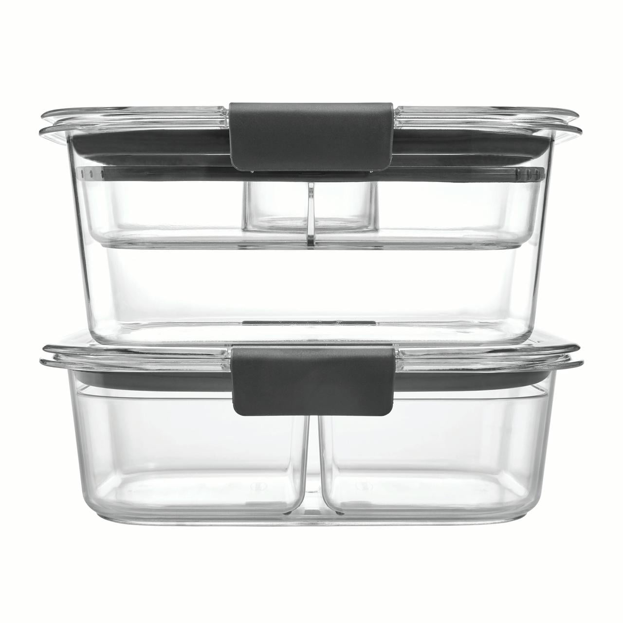 Rubbermaid 2027420 Brilliance Food Storage & Organization, Small, Clear