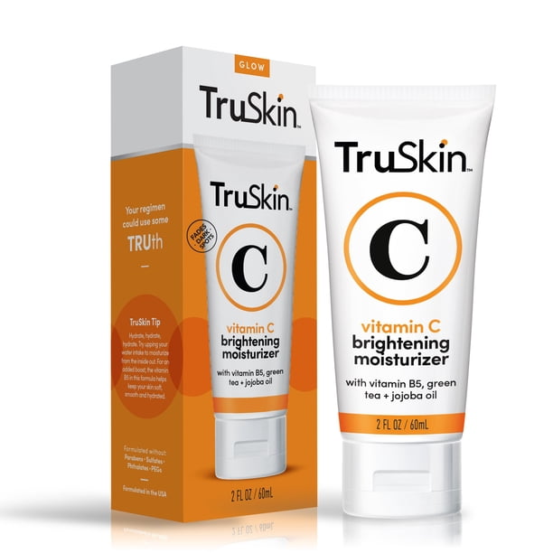 Crema hidratante facial TruSkin con vitamina C, iluminadora y antienvejecimiento, 60 ml