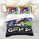 thumbnail image 5 of Héroes de Goo Jit Zu Conjunto de sábanas temático, trío de piezas, cómodo y amigable con la piel, diseño único, regalo de decoración para el hogar para familiares, amigos y fans,173cm *218cm, 5 of 6
