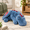 Blue-2lb-40In, variant on 40 In 5lb Weighted Stuffedls White Dragon Plush