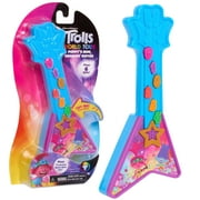 DreamWorks TrollsTopia Poppy's Mini Groovin’ Toy Guitar, Small Novelty Kids Instrument, Plays "Trolls Just Wanna Have Fun", Kids Toys for Ages 3 Up, Easter Basket Stuffers and Small Gifts