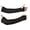 Black-Thumb open, variant on Protective Level 5 HPPE Cut Resistant Work Arm Sleeve Safety Glove Anti-Puncture Arm Sleeves for Construction Automobile Glass