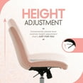 thumbnail image 6 of Elle Decor Adelaide Office Chair Light Pink, 6 of 8