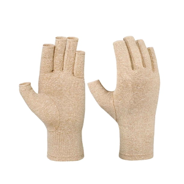 Guantes de presión de medio dedo para ciclismo, antideslizantes, para deportes, fitness y ciclismo.