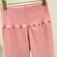 thumbnail image 4 of Gibobby Leggings Afelpados Mujer Otoño E Invierno Color Sólido Terciopelo Alemán Cálido Doble Pantalones Cintura Alta Rodilleras Protector Cintura Antiestático Más Leggings Terciopelo（Rosa， XL), 4 of 5