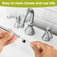 thumbnail image 5 of 6Pcs Metal Straw Replacement Compatible With Owala FreeSip Tumbler 40oz, With 2 Straw Cleaner, Reusable Stainless Steel Straws for Owala$$Home Decor, Kitchen, & Other, 5 of 6