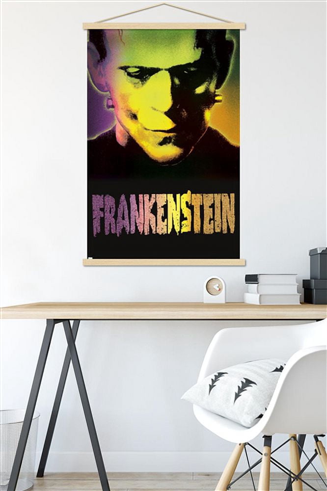 Frankenstein - Close-Up Wall Poster with Magnetic Frame, 22.375" x 34"