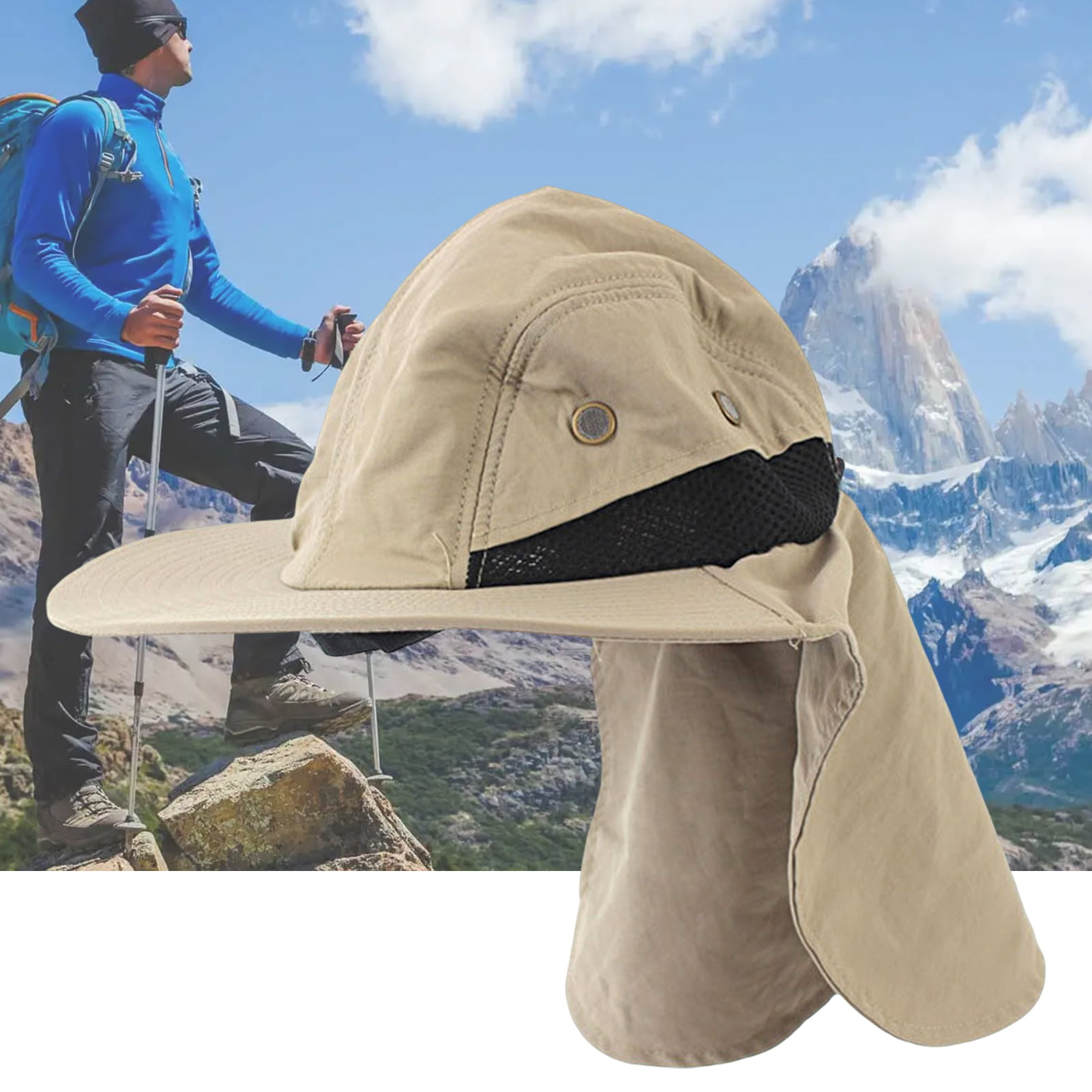 Dream Lifestyle Fishing Hat Neck Flap Adjustable Sun Protection