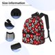thumbnail image 3 of Easygdp Red Floral Mochila Casual para Portátil, Mochila para Escuela, Viajes, Negocios, 3 of 5
