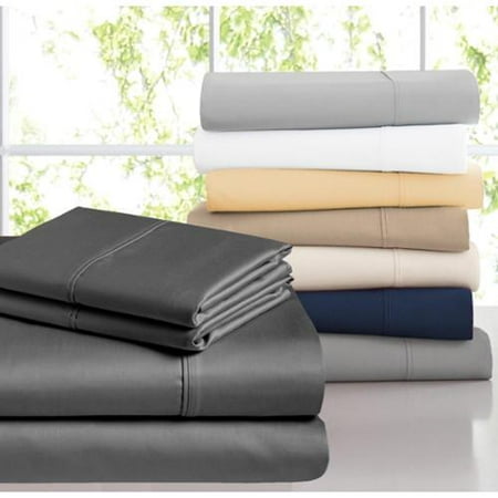 Casa Platino 1200 Thread Count Egyptian Cotton Blend Sheet Set Queen Casa Platino 1200 Thread Count Egyptian Cotton Blend Sheet Set Queen White
